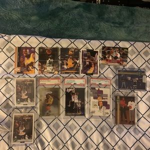 12 card’s Shaquille O’Neal card lot . What u see is what you get .